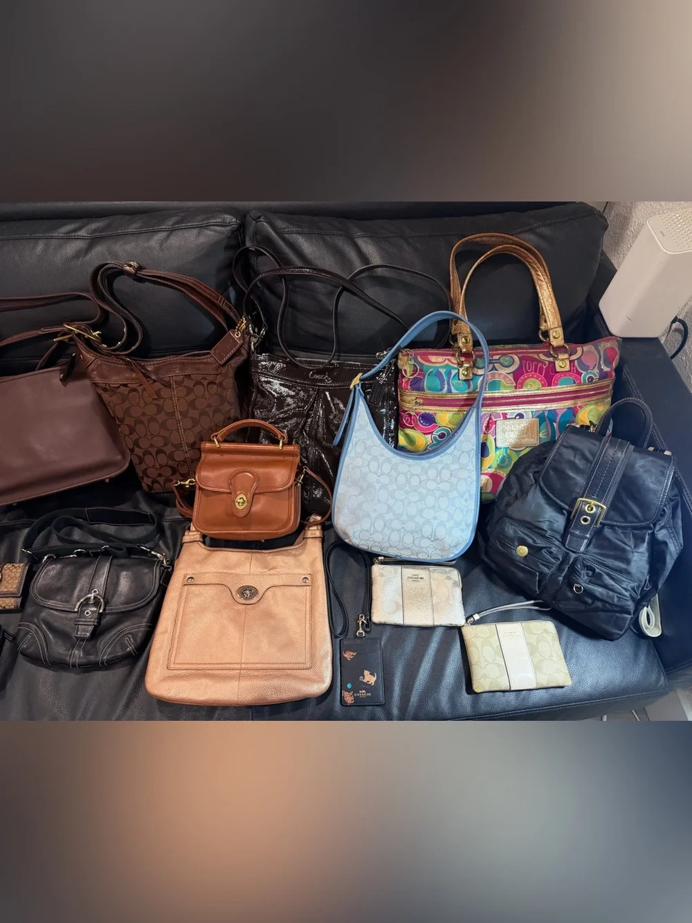 Vintage Old Coach Bags, Wallets, Wristlets - DO NOT BUY. READ DESCRIPTION